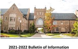 2021-2022 Bulletin of Information - Office of the Registrar