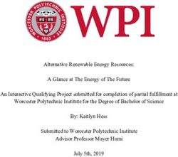 Alternative Renewable Energy Resources: A Glance at The Energy of The Future An Interactive Qualifying Project submitted for completion of partial ...