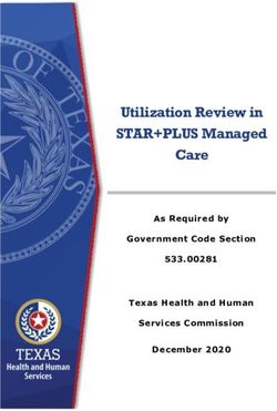 Utilization Review in STAR+PLUS Managed Care - As Required by Government Code Section 533.00281 Texas Health and Human Services Commission ...