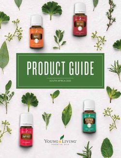 PRODUCT GUIDE SOUTH AFRICA 2019 - Young Living Essential Oils
