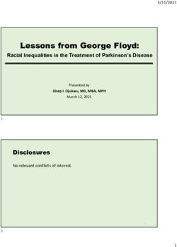 Lessons from George Floyd: Disclosures - Racial Inequalities in the Treatment of Parkinson's Disease - PMD Alliance