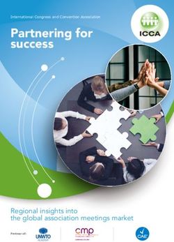 Partnering for success - Regional insights into the global association meetings market - ICCA