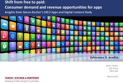 Shift from free to paid: Consumer demand and revenue opportunities for apps - Insights from Simon Kucher's 2013 Apps and Digital Content Study