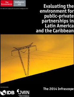 Evaluating the environment for public-private partnerships in Latin America and the Caribbean - The 2014 Infrascope - PPP Library