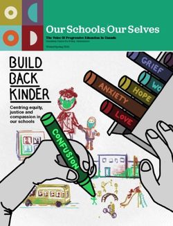 Our Schools/Our Selves - Centring equity, justice and compassion in our schools - Canadian Centre for ...