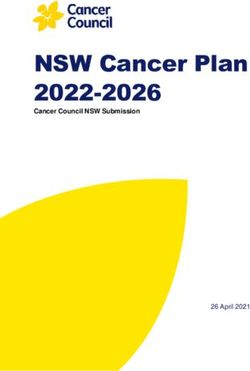 NSW Cancer Plan 2022-2026 - Cancer Council NSW Submission - 26 April 2021