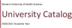 University Catalog - Western University of Health Sciences