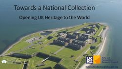 Towards a National Collection - Opening UK Heritage to the World - Arts and Humanities ...