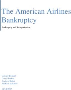 The American Airlines Bankruptcy