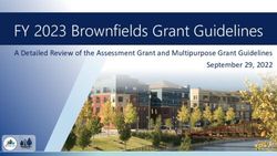 FY 2023 Brownfields Grant Guidelines - A Detailed Review of the Assessment Grant and Multipurpose Grant Guidelines September 29, 2022