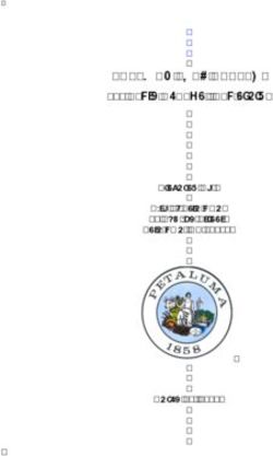 SAFEWAY FUEL CENTER 335 SOUTH MCDOWELL BOULEVARD PREPARED BY: CITY OF PETALUMA 11 ENGLISH STREET PETALUMA, CA 94952