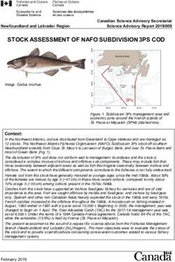 STOCK ASSESSMENT OF NAFO SUBDIVISION 3PS COD