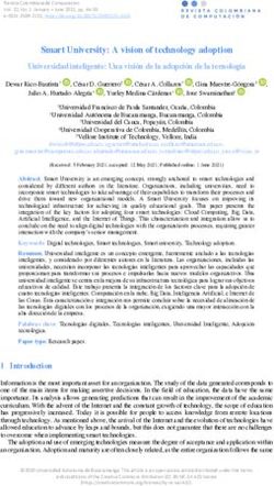 Smart University: A vision of technology adoption - Dialnet