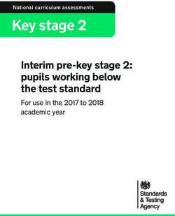 Key stage 2 Interim pre-key stage 2: pupils working below the test standard - For use in the 2017 to 2018 academic year