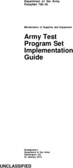 Army Test Program Set Implementation Guide - UNCLASSIFIED