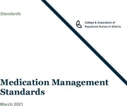 Medication Management Standards - Standards - March 2021 - College and Association ...