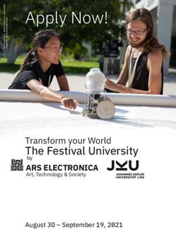 Apply Now! - The Festival University Transform your World - Ars Electronica