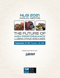 Meeting Program Sponsored By: NLGI