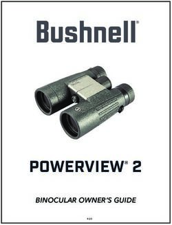 POWERVIEW 2 BINOCULAR OWNER'S GUIDE