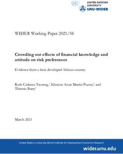 Crowding out effects of financial knowledge and attitude on risk preferences - Evidence from a least developed African country