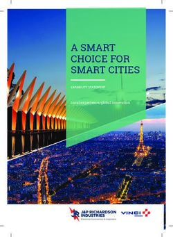 A SMART CHOICE FOR SMART CITIES - Local experience, global innovation CAPABILITY STATEMENT - J&P Richardson ...