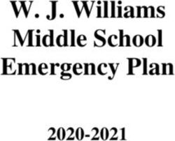 W. J. Williams Middle School Emergency Plan 2020-2021 - Colquitt County Schools