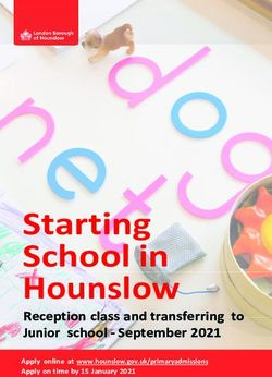 Starting School in Hounslow - Reception class and transferring to Junior school September 2021 - Grove Park