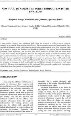 NEW TOOL TO ASSESS THE FORCE PRODUCTION IN THE SWALLOW