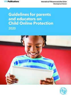 Guidelines for parents and educators on Child Online Protection - 2020 ITUPublications