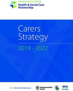 Carers Strategy 2019 2022 - Web: clacksandstirlinghscp.org - Clackmannanshire and Stirling HSCP
