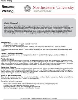 Resume Writing Resume Writing