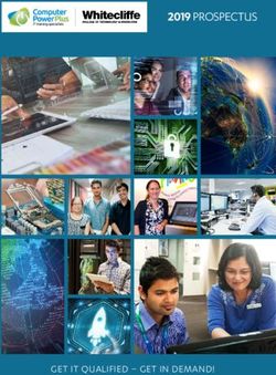 2019 PROSPECTUS - GET IT QUALIFIED - GET IN DEMAND! - Computer Power Plus