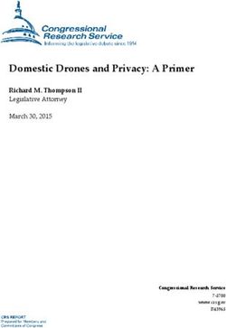 Domestic Drones and Privacy: A Primer - Richard M. Thompson II Legislative Attorney