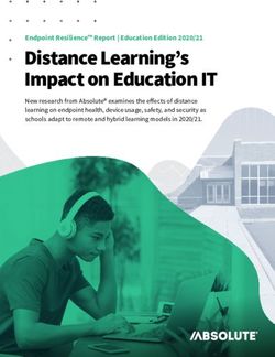Distance Learning's Impact on Education IT - Distance Learning's impact on Education IT