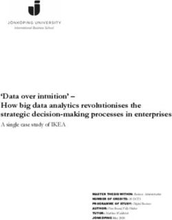 DATA OVER INTUITION' - HOW BIG DATA ANALYTICS REVOLUTIONISES THE STRATEGIC DECISION-MAKING PROCESSES IN ENTERPRISES - DIVA