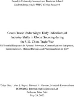 Goods Trade Under Siege: Early Indications of Industry Shifts in Global Sourcing during the U.S.-China Trade War