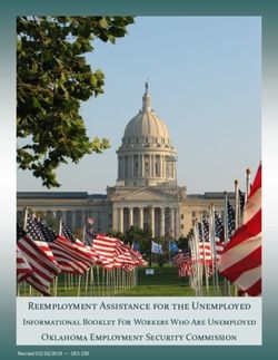Reemployment Assistance for the Unemployed - Informational Booklet For Workers Who Are Unemployed - OK.gov