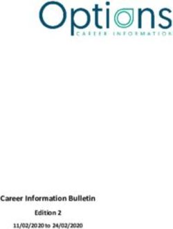 Career Information Bulletin - Edition 2 11/02/2020 to 24/02/2020 - Mansfield State High School