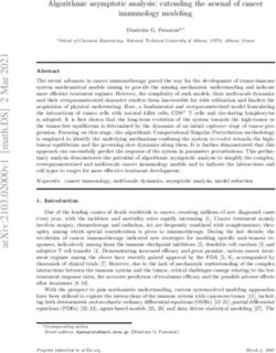Algorithmic asymptotic analysis: extending the arsenal of cancer immunology modeling - arXiv.org