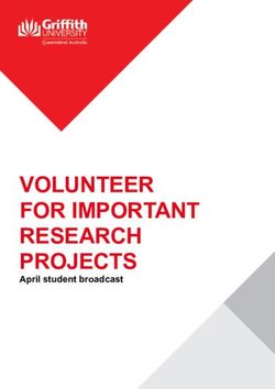VOLUNTEER FOR IMPORTANT RESEARCH PROJECTS - April student broadcast