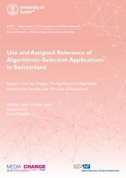 Use and Assigned Relevance of Algorithmic-Selection Applications in Switzerland