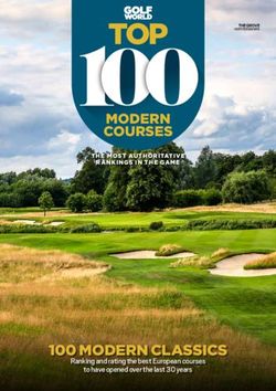 TOP - 100 MODERN CLASSICS - MODERN COURSES - Lofoten Links