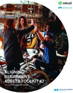 ALIGNING RETIREMENT ASSETS TOOLKIT #2 - United States Version - WBCSD