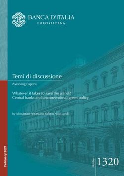 R 1320 - Whatever it takes to save the planet? Central banks and unconventional green policy - Banca d'Italia