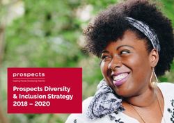 Prospects Diversity & Inclusion Strategy 2018 2020