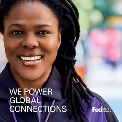 WE POWER GLOBAL CONNECTIONS - About FedEx