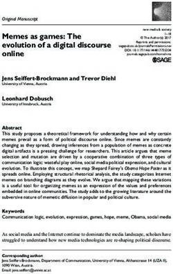 Memes as games: The evolution of a digital discourse online - leonhard
