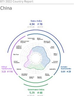 China BTI 2022 Country Report - BTI Transformation Index