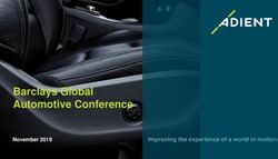 Barclays Global Automotive Conference - Improving the experience of a world in motion - Adient Investor ...