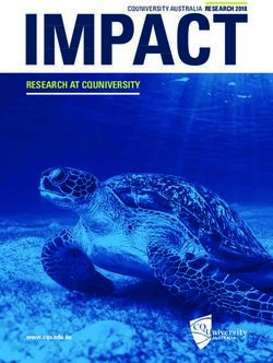 IMPACT RESEARCH AT CQUNIVERSITY - www.cqu.edu.au - White Pages